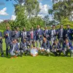 Royal Nairobi pose with the shield